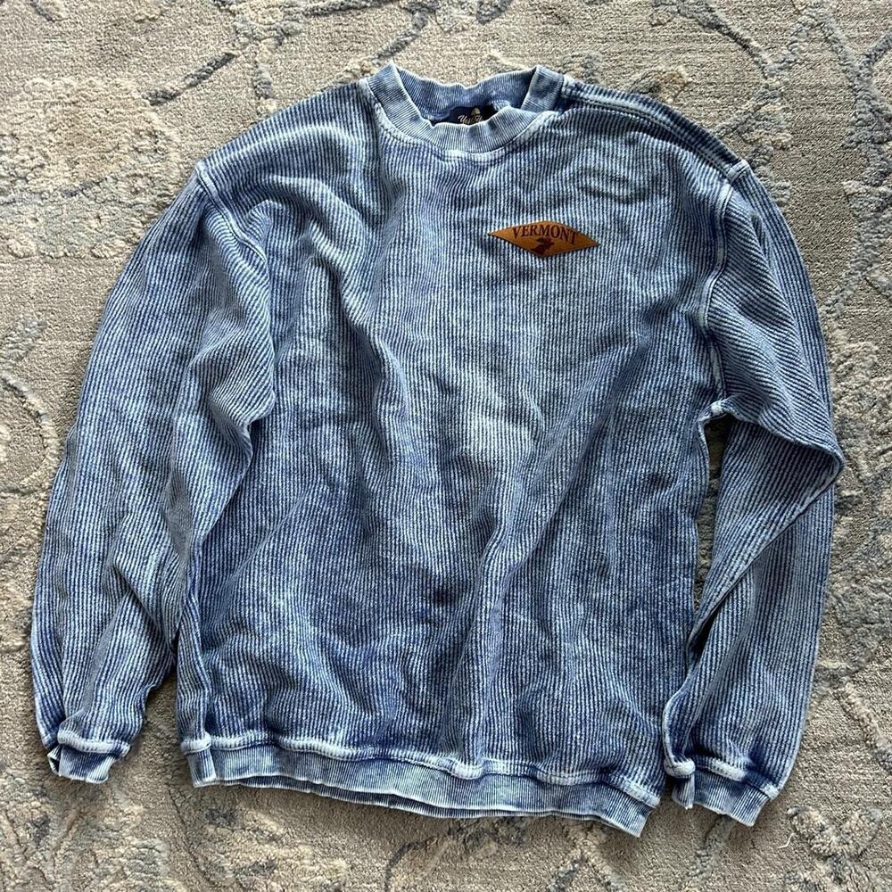 Vermont corduroy crewneck sweatshirt granola